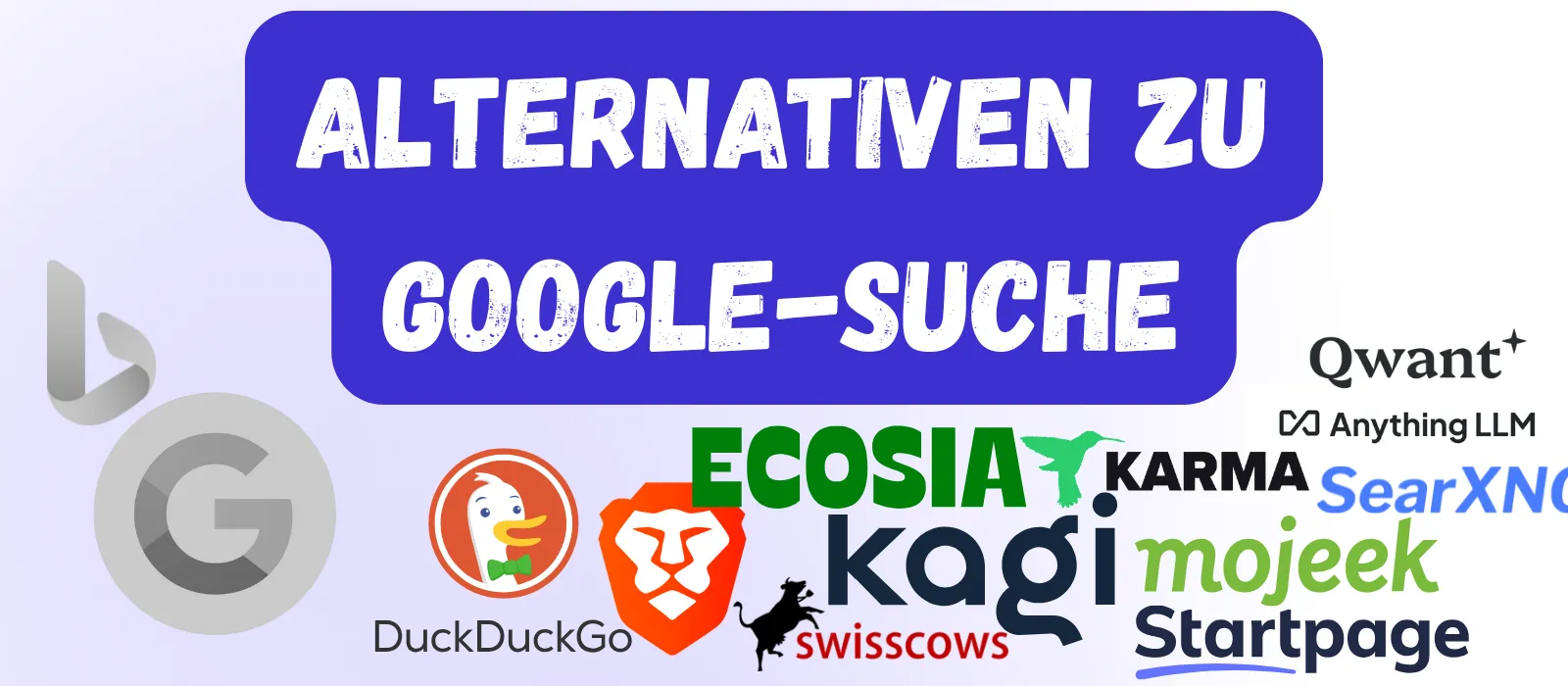 Alternativen zum Googeln